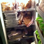Our freezer after our first freezer cooking session