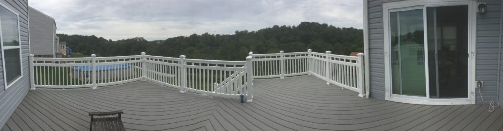 Panoramic of deck